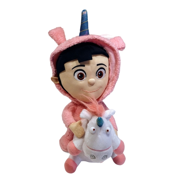 Agnes Unicorn Plush Stuffed Animal Despicable Me Minion Mayhem Universal Studios - Picture 10 of 13